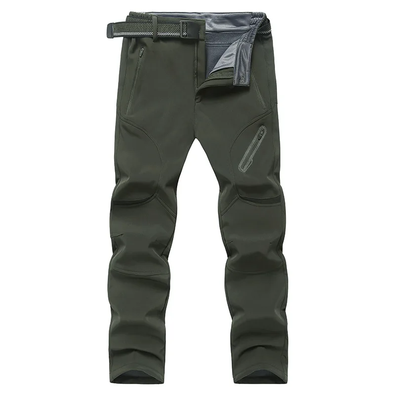 

Spring Winter plus size 9xl casual pants male thick waterproof trousers sandtroopers big size soft shell pants male 6xl 7xl 8xl