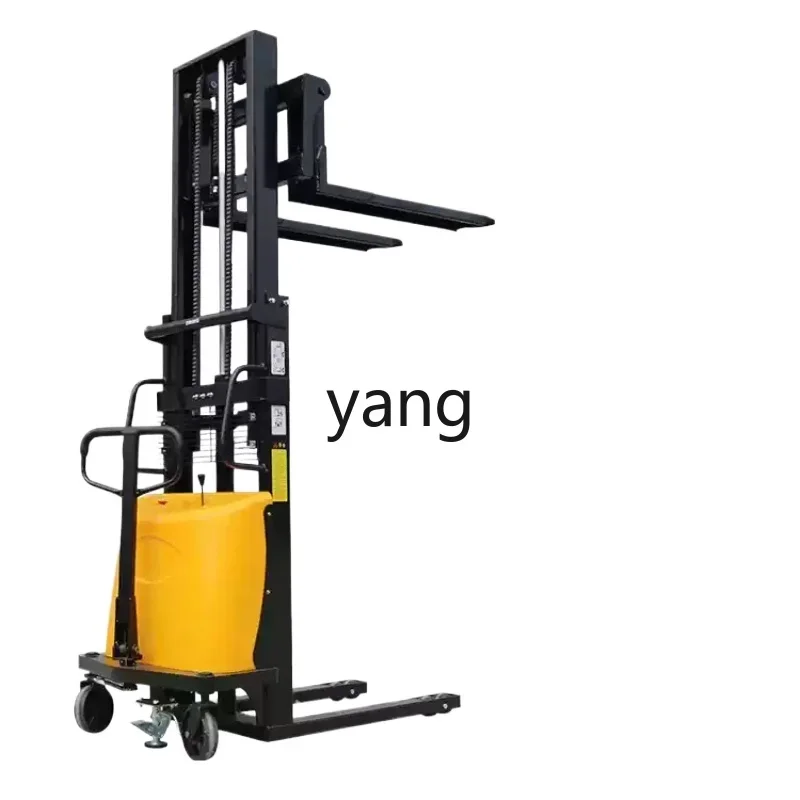 LMM1.5 tons full electric forklift, semi-automatic battery electric hydraulic stack height lift forklift 2 tons