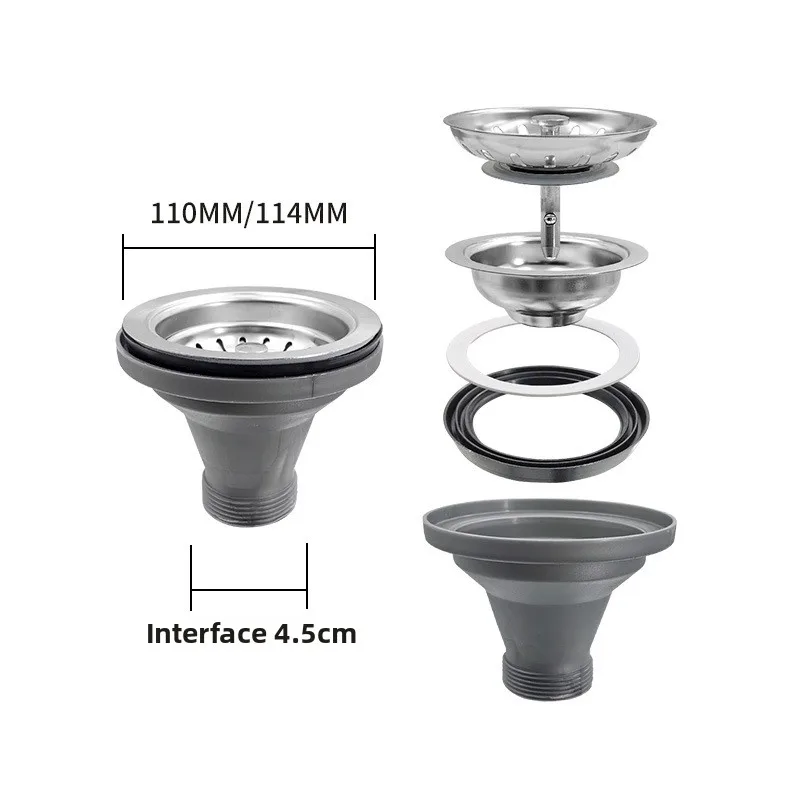 Kitchen Sewer Pipe CUPC Certified American Sewer Filter Screen Accessories Sink Sewer Accessories