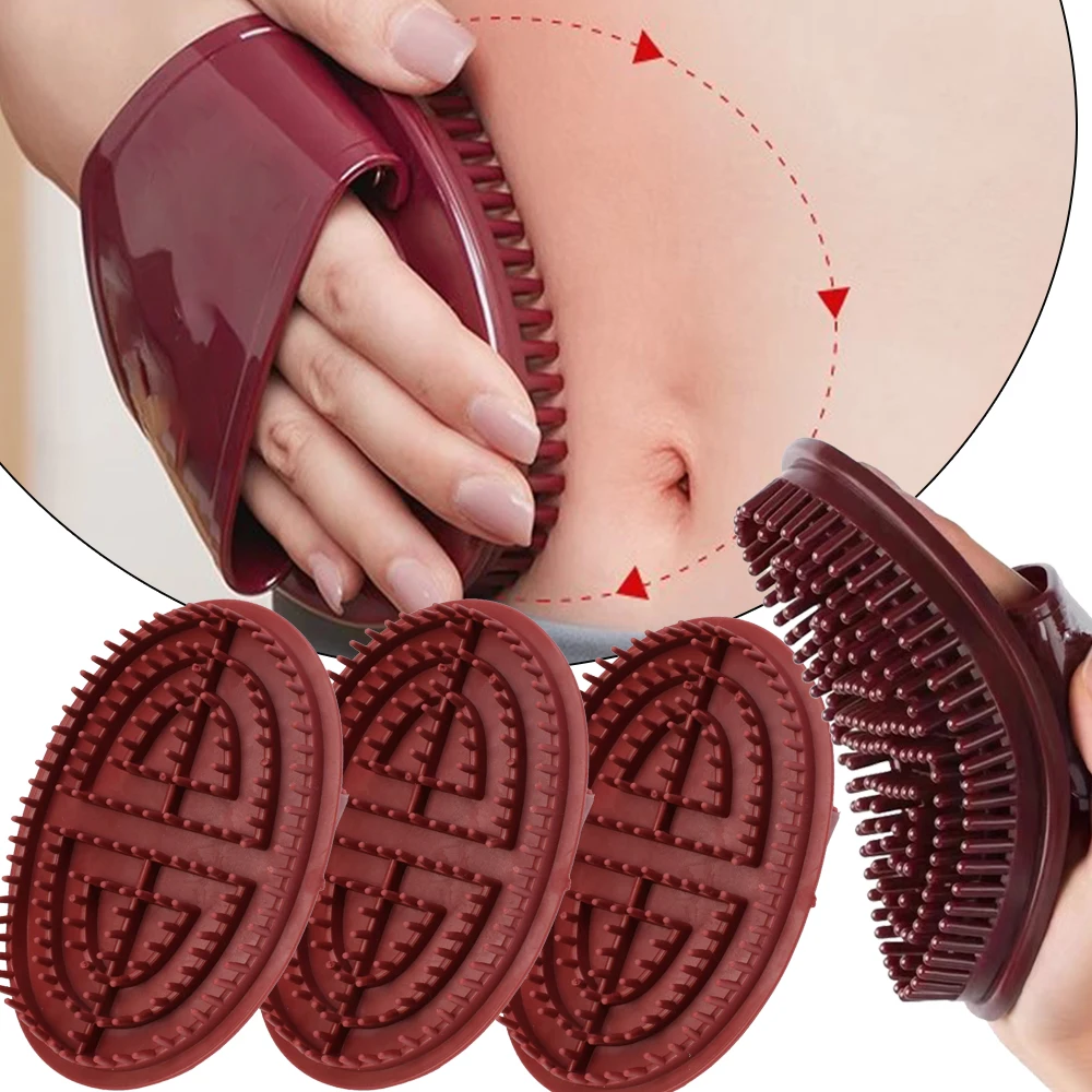 1PCS Meridian Massage Brush Calf Neck Waist Massager Abdominal Back Slimming Brush Guasha Scraping Weight Loss Body Massager