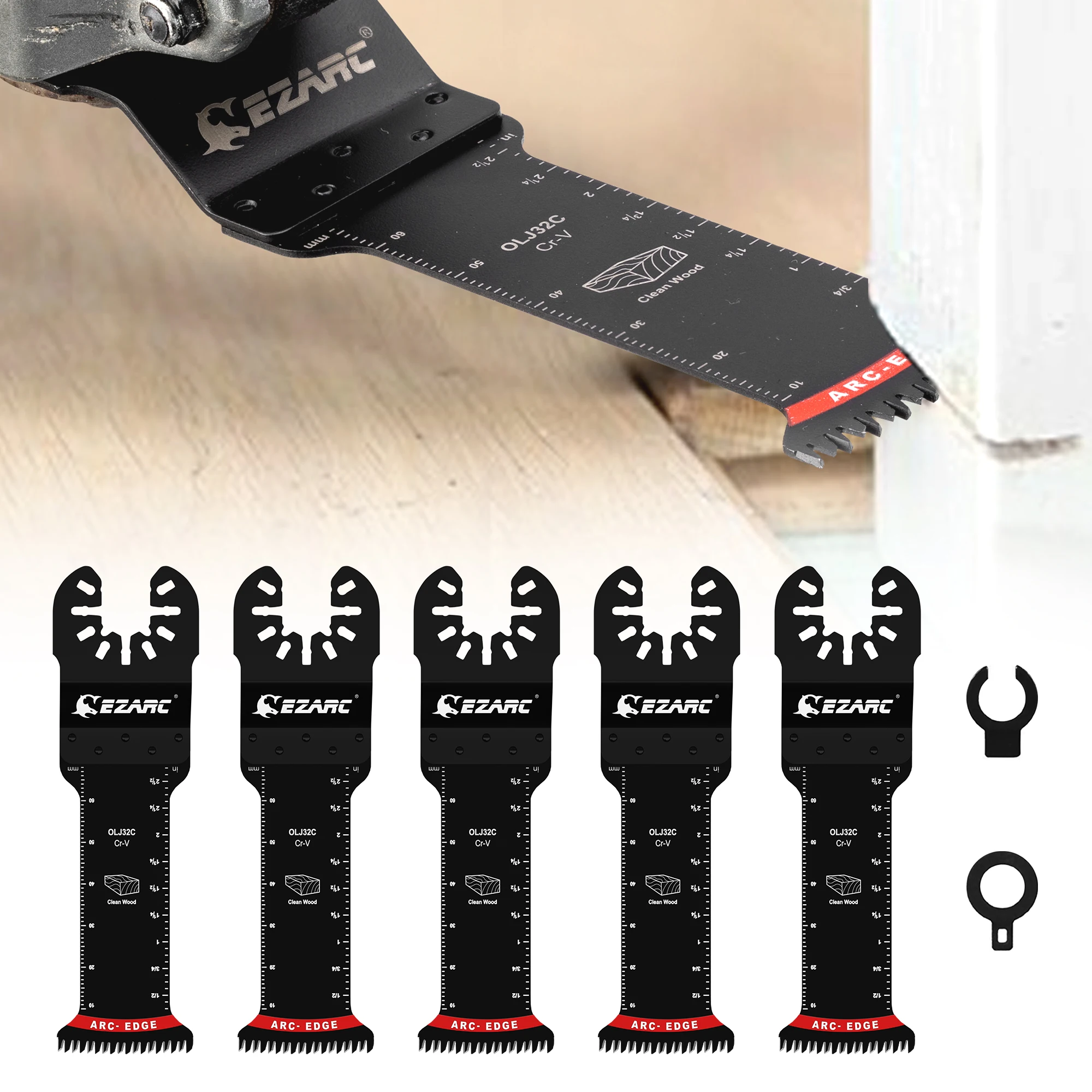 Power Tools Japan - EZARC 5PC Extra-Long Reach Oscillating Saw