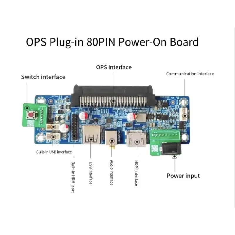 Teaching machine ops computer boot board ops computer adapter board 80-pin adapter seat