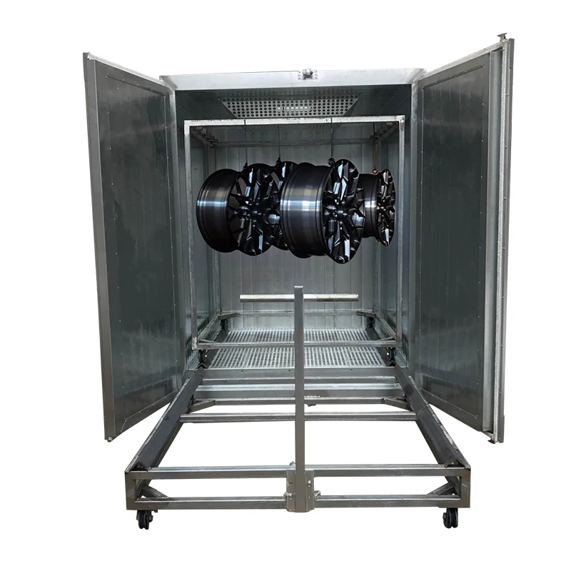 Industrial powder coating ovens and curing ovens
