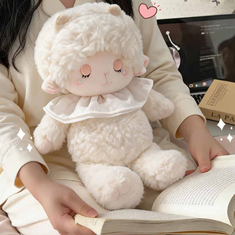 

50cm Super Soft Colorful Sheep Plush Toy Cute Stuffed Animals Cartoon Fluffly Lamb Plush Hug Pillow for Friends Xmas Gift Decor