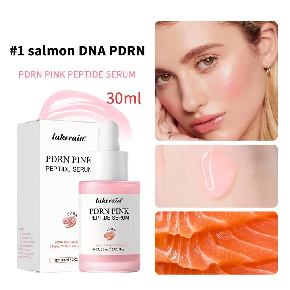 

Сыворотка PDRN Pink Peptide, сыворотка Pink Glow, увлажняющая и подтягивающая сыворотка с пептидами и ниацинамидом, для выравнивания тона кожи, корейская косметика