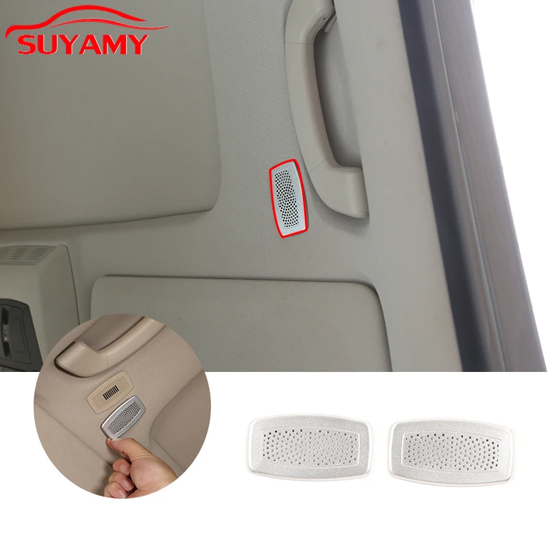 

Aluminum alloy Silver Car Roof Microphone Cover Trim Sticker For 2009-2014 BMW 7 series F01 F02 Auto Interior Accessories