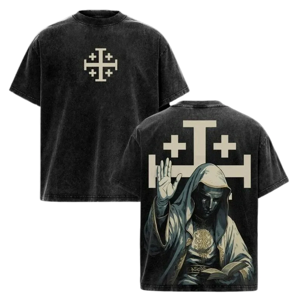 Baldwin IV Crusader Leader Reborn in Vintage Graphic Tee Retro Men Summer T Shirt Perfect for History and Fashion Lovers T-Shirt