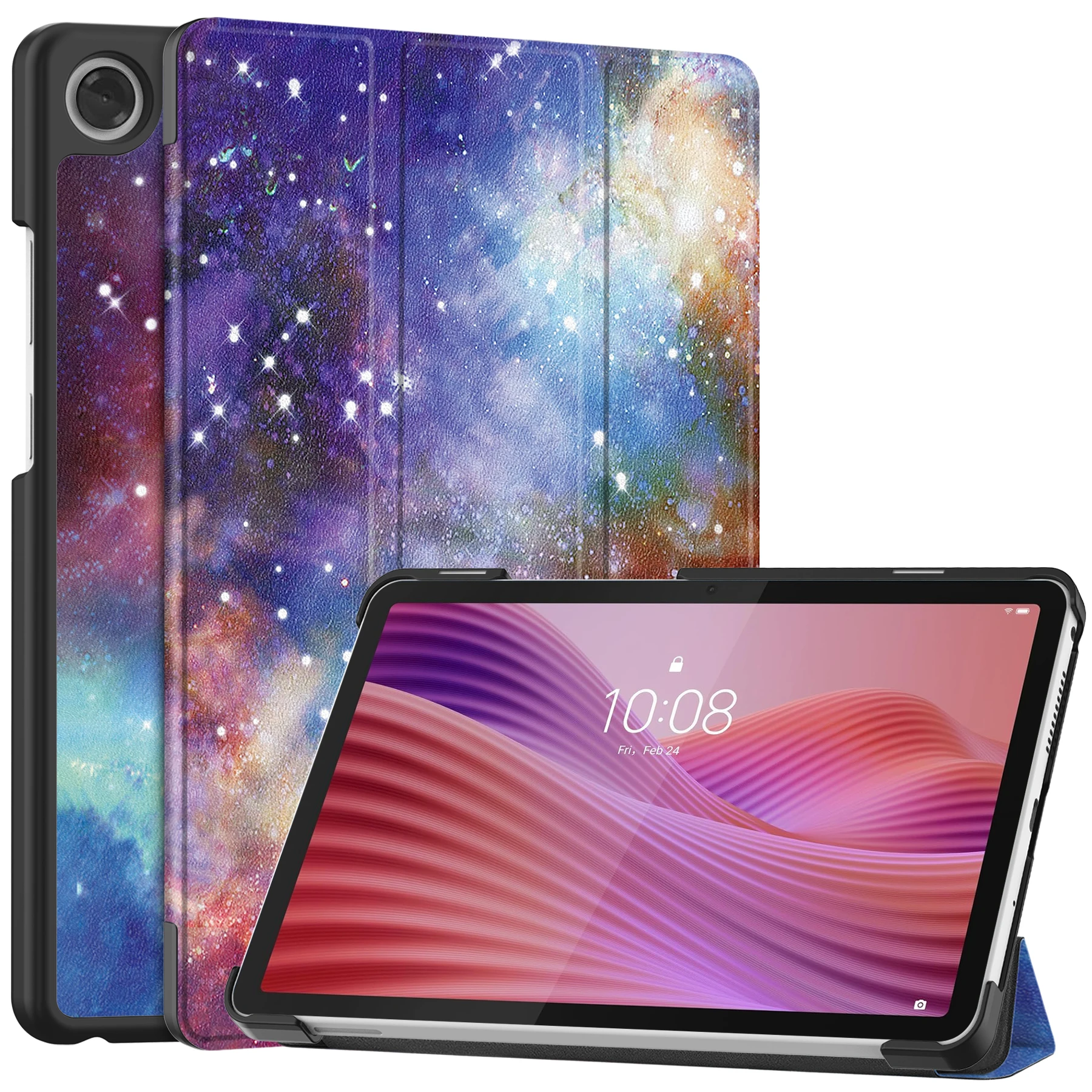 

Чехол для планшета Lenovo Tab One/Tab K9, 8,7 дюйма, тройной чехол из искусственной кожи, твердый чехол