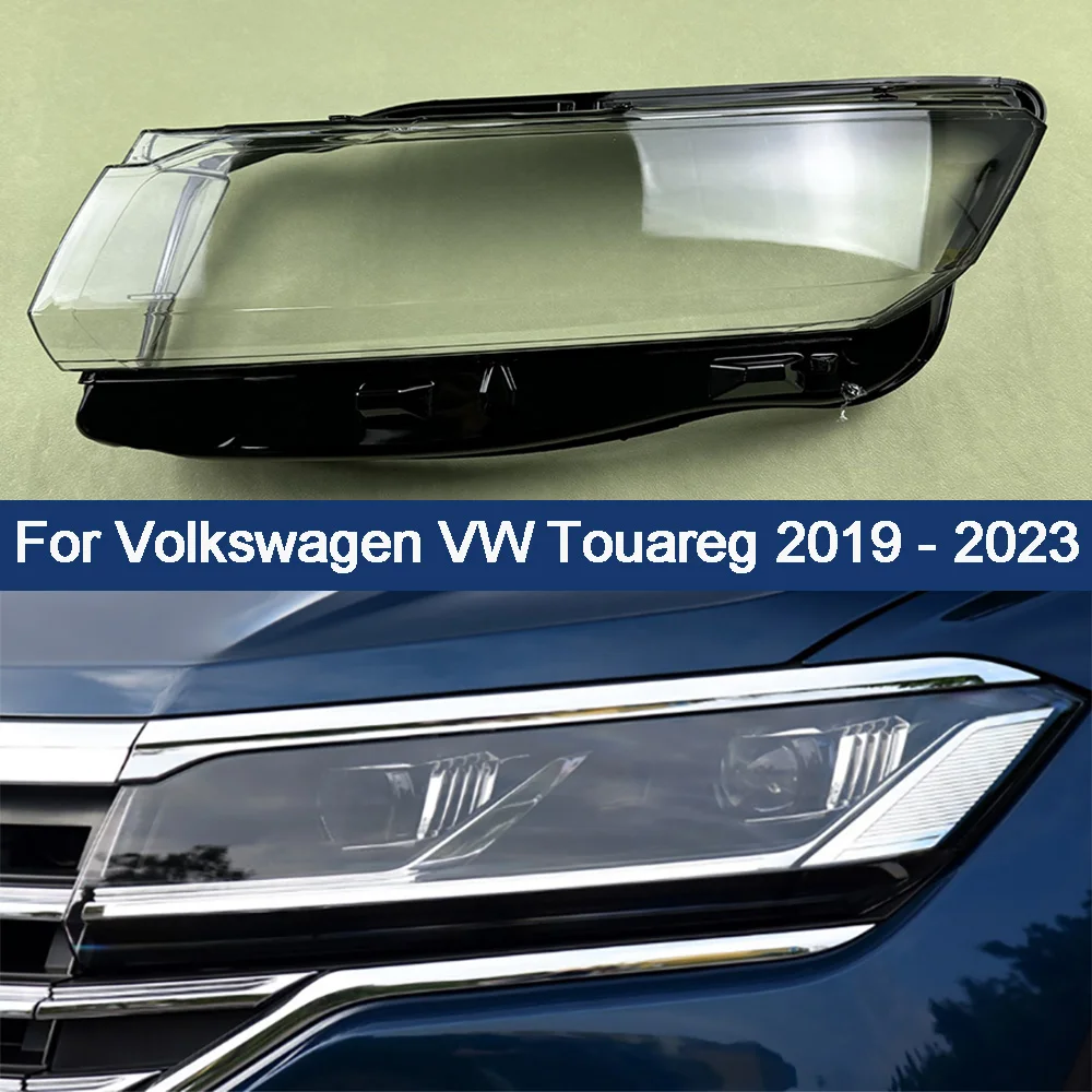 Autoteile Zubehör Ersatz Transparente PC-Autoscheinwerfer-Glasabdeckung für Volkswagen VW Touareg 2019 - 2023