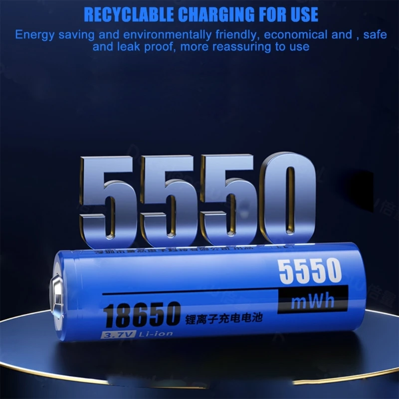 

1500mAh 3.7V 18650 Rechargeable Lithiums Battery For Flashlights And Portable Devices 896C