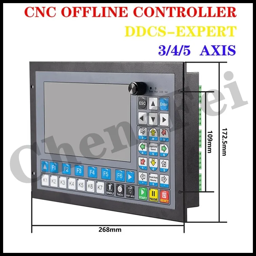 Controller offline indipendente CNC DDCS EXPERT 3/4/5 axis, supporto servo passo-passo ad anello chiuso/controller ATC, sostituire muslimah