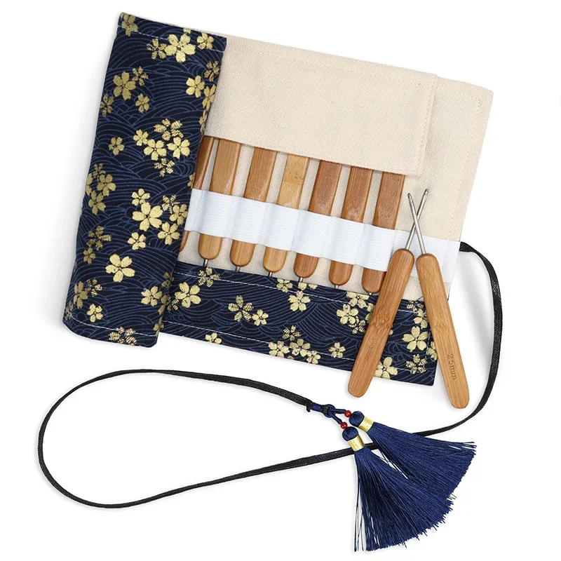 

Portable Needlework Crochet Storage Bag Knitting Tools Kit Case Organizer Bag Yarn Cases Diy Apparel Travel Sewing Accessories