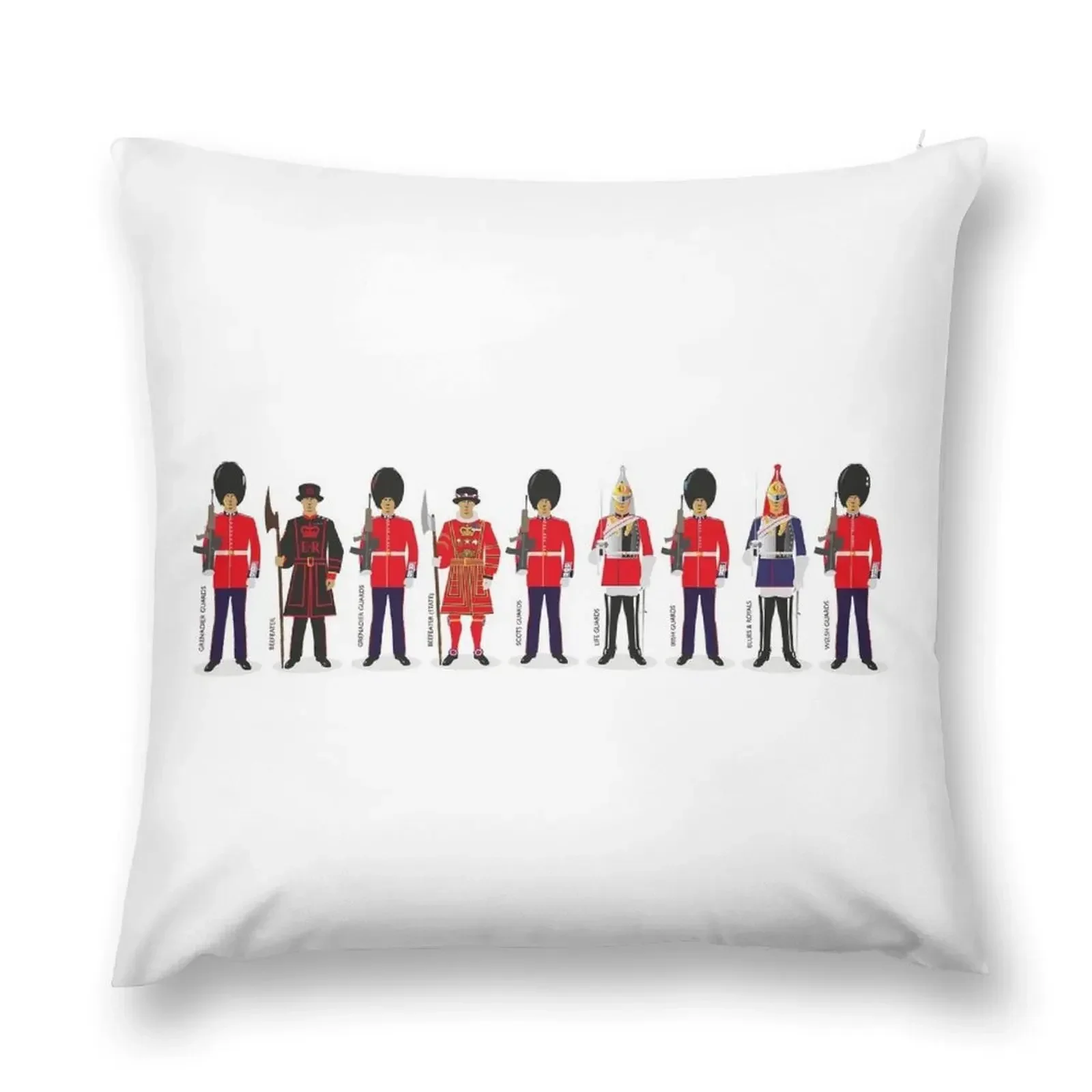 

Queens Guards Throw Pillow Pillow Cases Decorative Decorative Sofa Cushions Luxury Pillow Case