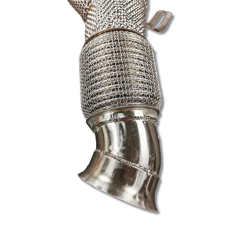 28.High Performance Stainless Steel High-Flow Front Pipe With Catalytic Converter for  B58 X5/X6/X7 3.0T