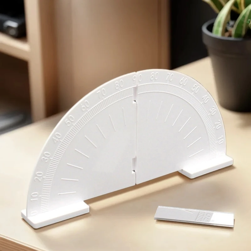 Folding Semicircle Protractor Plane Mirror Reflection Physics Optics Teaching Tool Physical Experiment Tool for Student