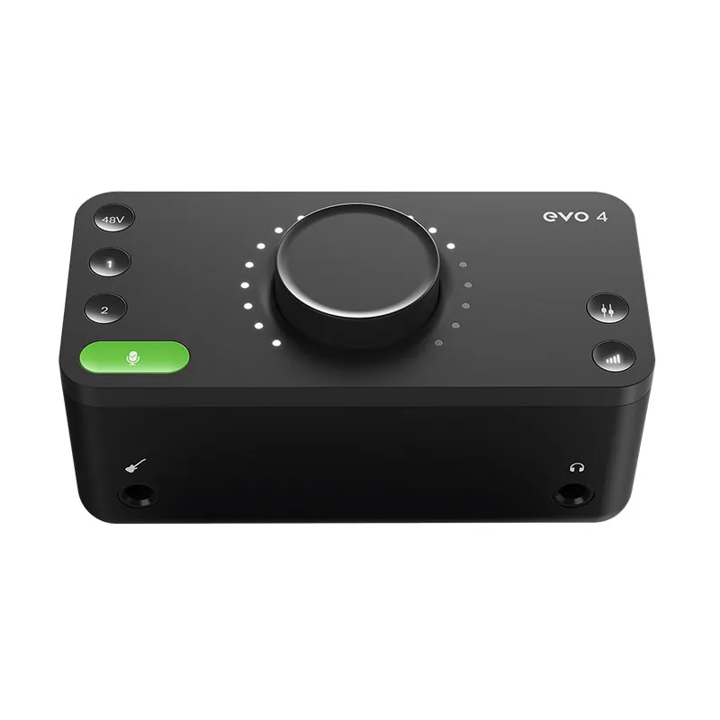 Tarjeta de Sonido Profesional Audient EVO4/8 para Grabación y Edición, Interfaz de Audio para Guitarra Eléctrica, Instrumento Musical Externo