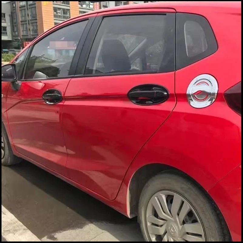 

Car Styling For Honda Jazz Fit 2014-2018 Door Handle Bowl Cup Cap Cover Sticker Trim Decorate Auto Parts Accessories