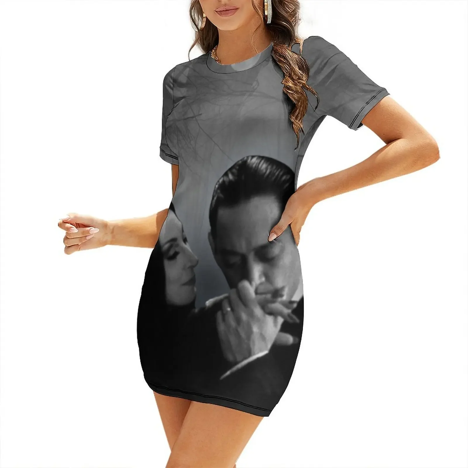 

Addams Family Relationship Goals Valentine Quote Short-Sleeved Dress dresses korean style Woman clothing