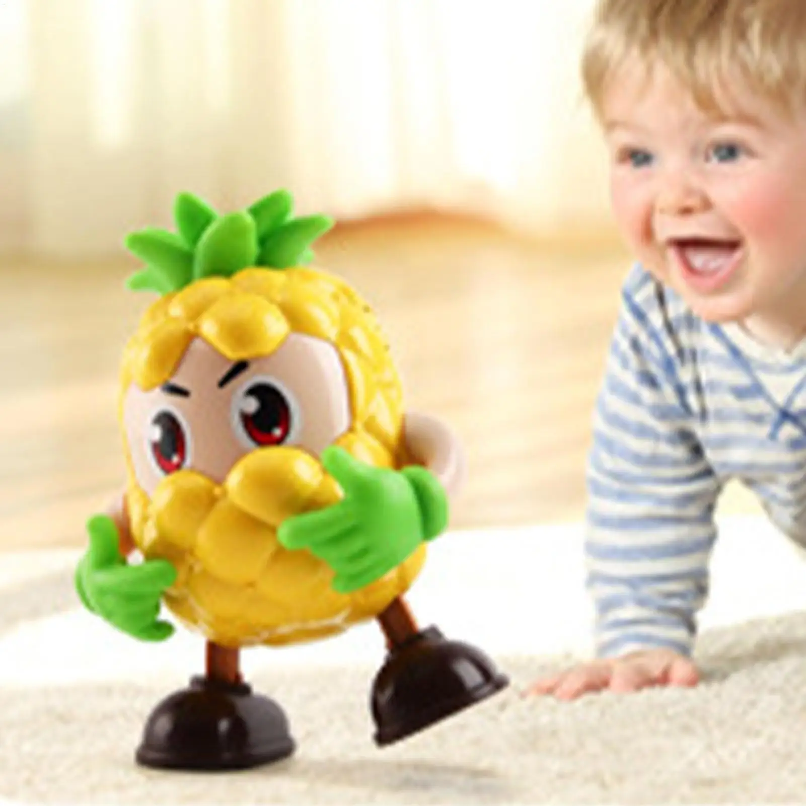 Dancing Toy Fruit Interactive Educational Robot Interactive Toy With Lights And Sounds For Preschool Birthday Boys Girls Party