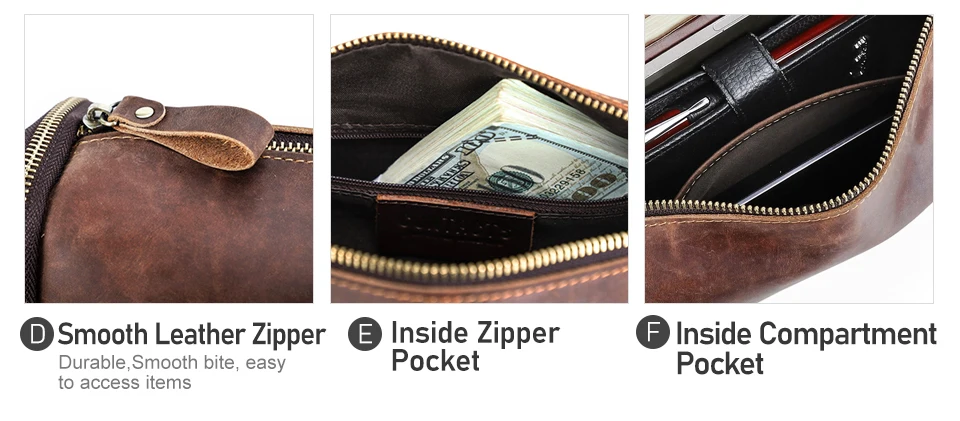 Crazy Horse Leder Männer Handtasche Designer Vintage Crossbody-tasche Kleine Strap Sling Schulter Tasche Luxus Marke Messenger Taschen Neue – Detail 10