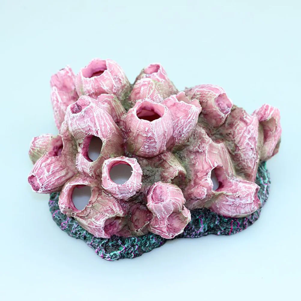 

Resin Craft Aquarium Decor High Simulated Coral Anemone Ornament Colorfast Safe for Fresh Saltwater Fish Tank Sea Aquarium Decor