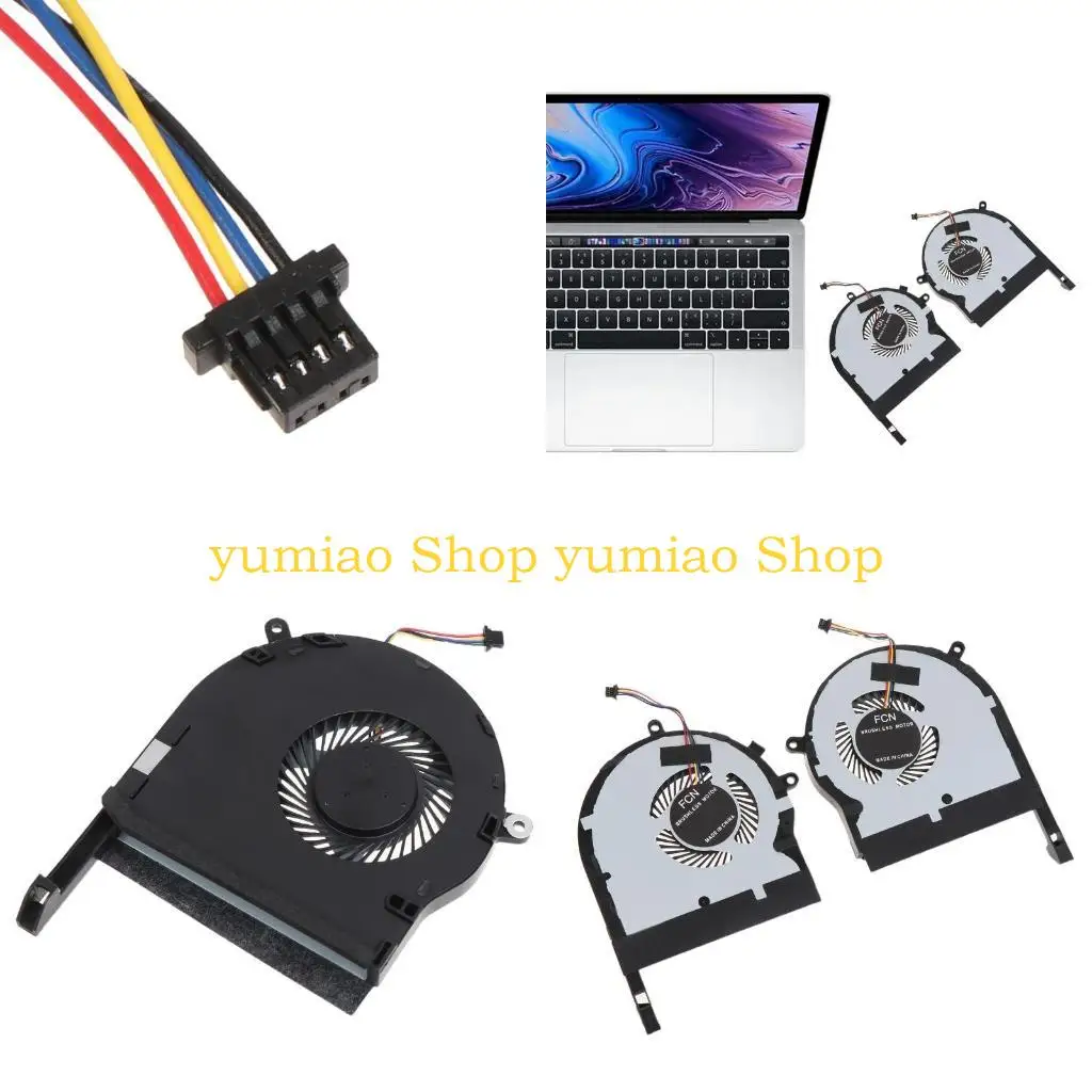 

587B 2x охлаждающие вентиляторы для процессора ноутбука и графического процессора для FX504 TUF FX504G FX504GE FX504GD FX504GM