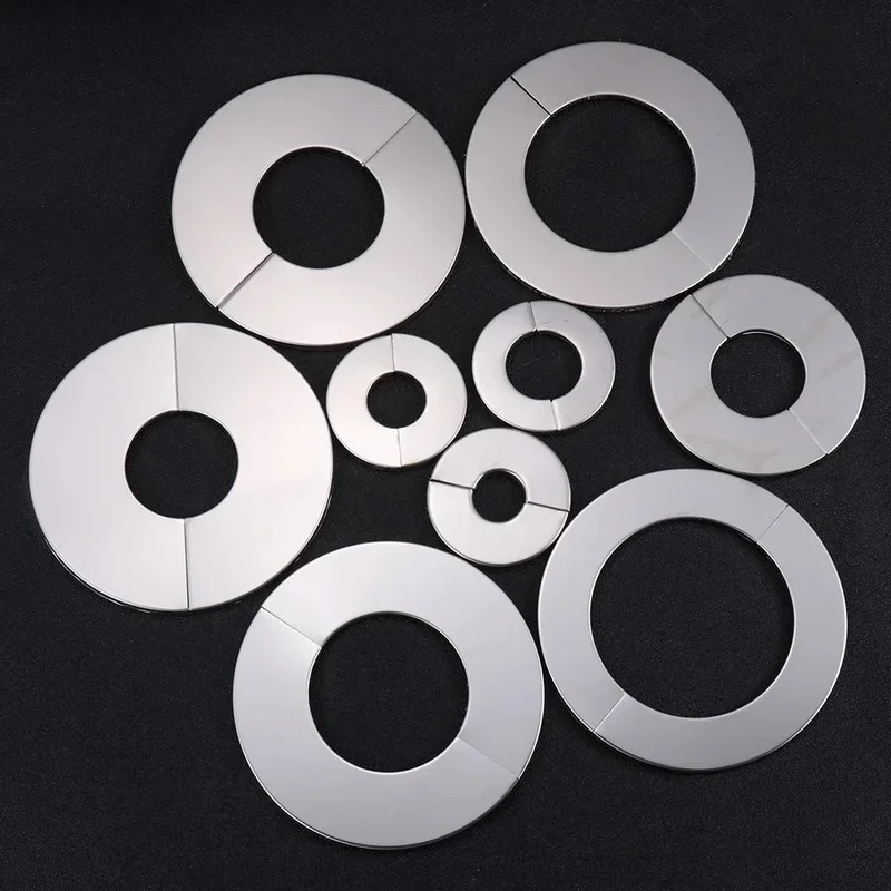 1Pcs Stainless Steel Water Pipe faucet decorative Covers round hole Cap for Wall Flange Bathroom Shower Kitchen Tap Accessories