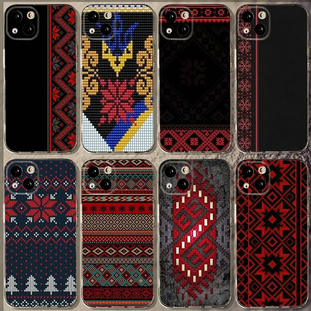 

Ukraine horn Pattern Phone Case For iPhone 16,15,14,13,12,11 Plus,Pro,Max,XR,XS,X,7,8 Plus,SE,Mini Soft Transparent Cover