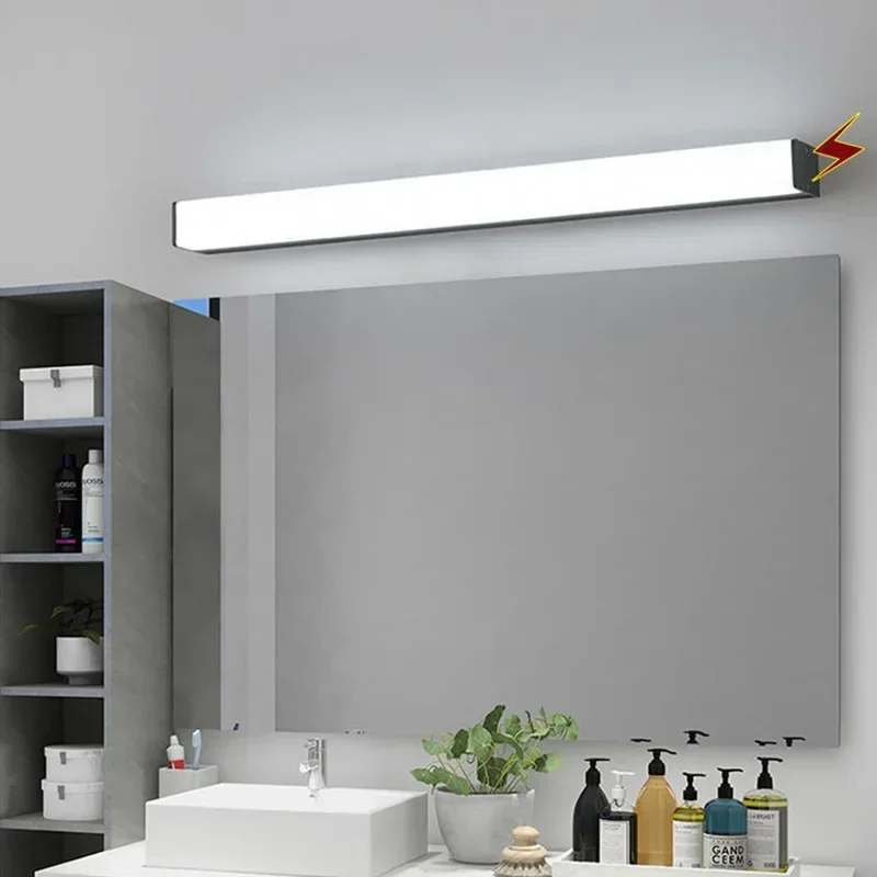 Cabinet Sconce Wall Light 20cm 40cm 50cm Bathroom Mirror Lamp Long Strips Super Bright Wall Lamps Home Decor Lighting