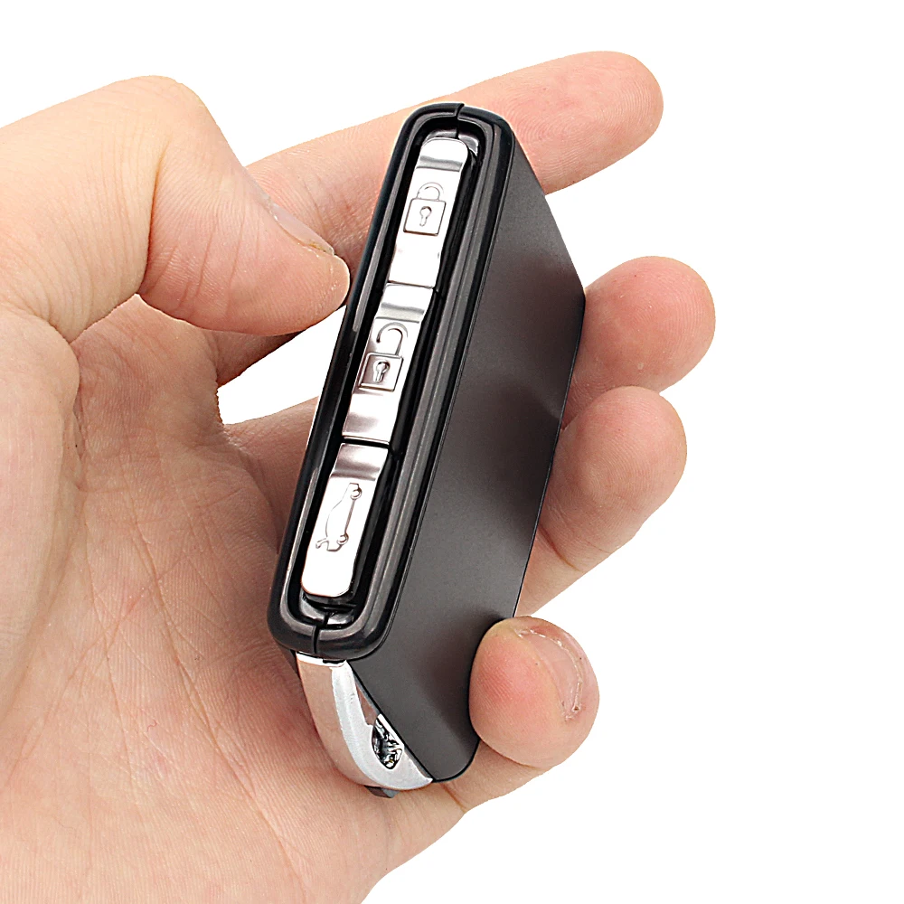 KEYECU 3 Button Smart Remote Key Shell Case Fob for Volvo S90 XC40 XC60 XC90 V60 V90, FCCID: YGOHUF8423