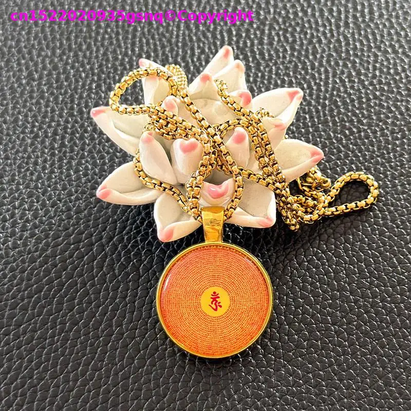 GOOD Asia Thailand temple Shurangama Mantra lucky scripture Buddha figure Pendant Amulet Bring good luck Recruit wealth