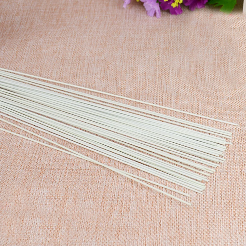 100 Pcs Stem Wire Floral Flower Stems Handmade Florist Wires Practical Pip Berry Garland DIY Artificial Miss