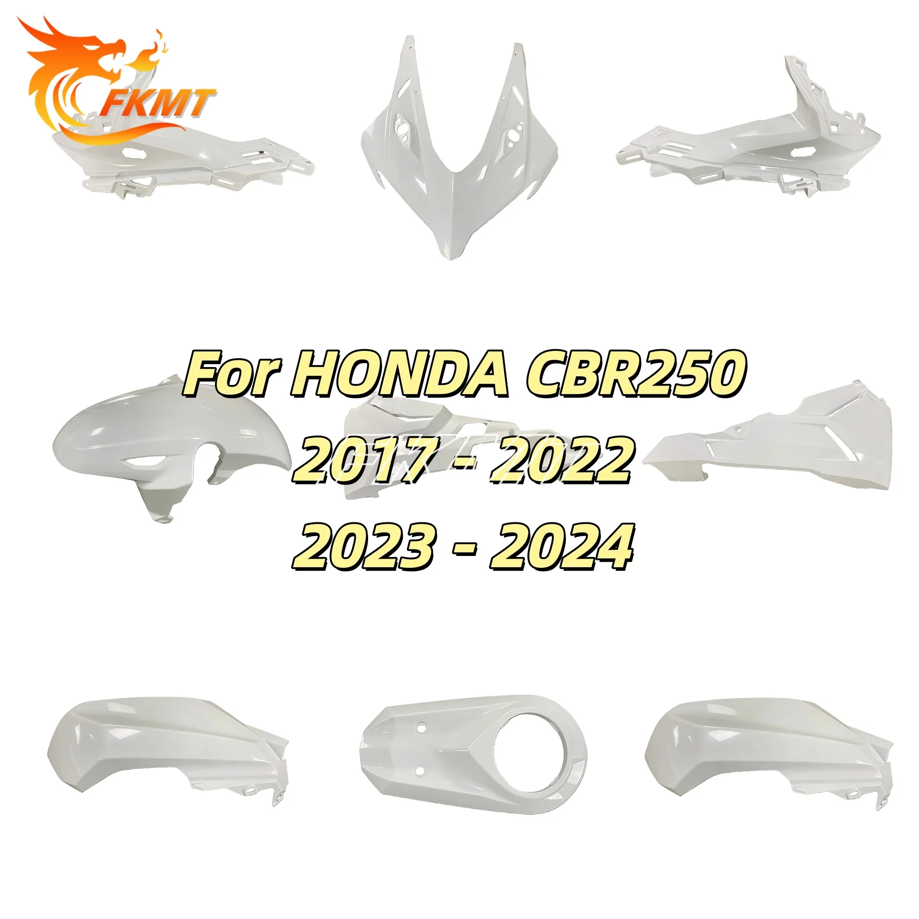 Motorcycle Fairing Kit for Honda CBR250RR 2023 2024 Full Protector Fairings CBR250 CBR 250 RR Unpainted Bodyframe Shell 17 - 22