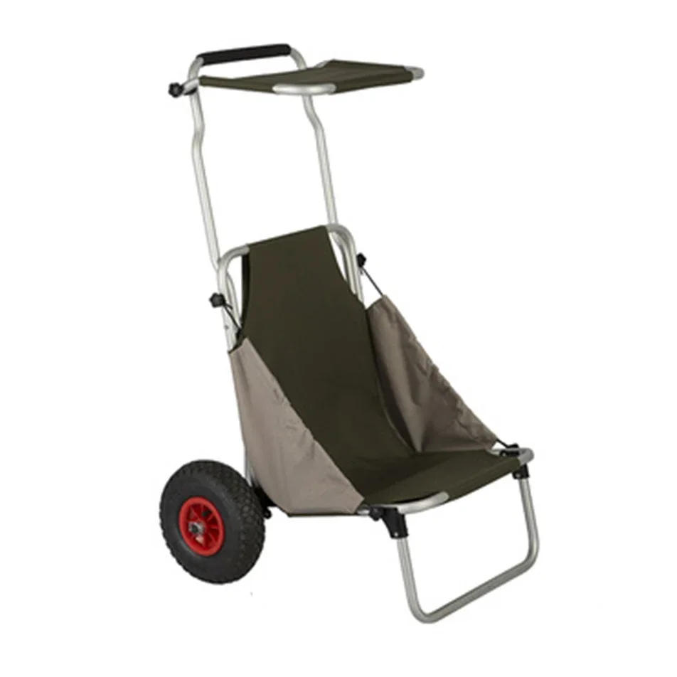 

outdoor Aluminum portable trolley folding beach garden camping cart