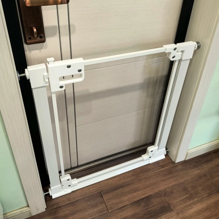 Thickened Acrylic Pet Gate Cat Dog Ber with 80/125 C Height Transparent Indoor Pet Isolation Gate No Drilling Required