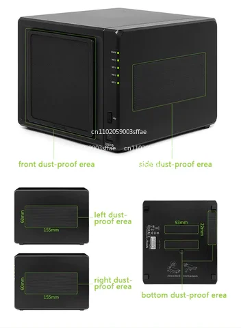 

Комплект защитных пылевых фильтров и сеток для корпуса серверов Synology DS220+, 723+, DS923+, DS1520+, DS1621+, DS1821+ Tower