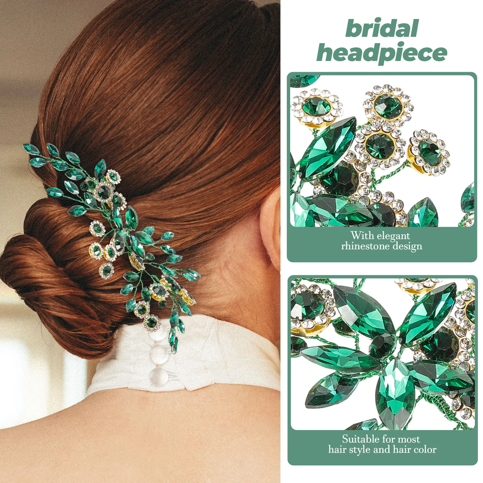 

Bridal Headpiece Wedding Vine For Bride Vines For Brides Women Styling Hair Vine Wedding Hair Piece Tools