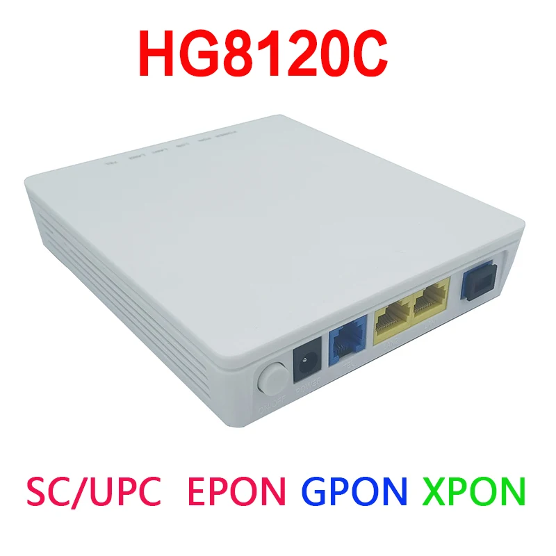 GPON ONU HG8120C ONT termianl English software compatible HG8321R FTTH GPON/EPON/XPON ONT OPTICAL MODEM suitable for Huawei