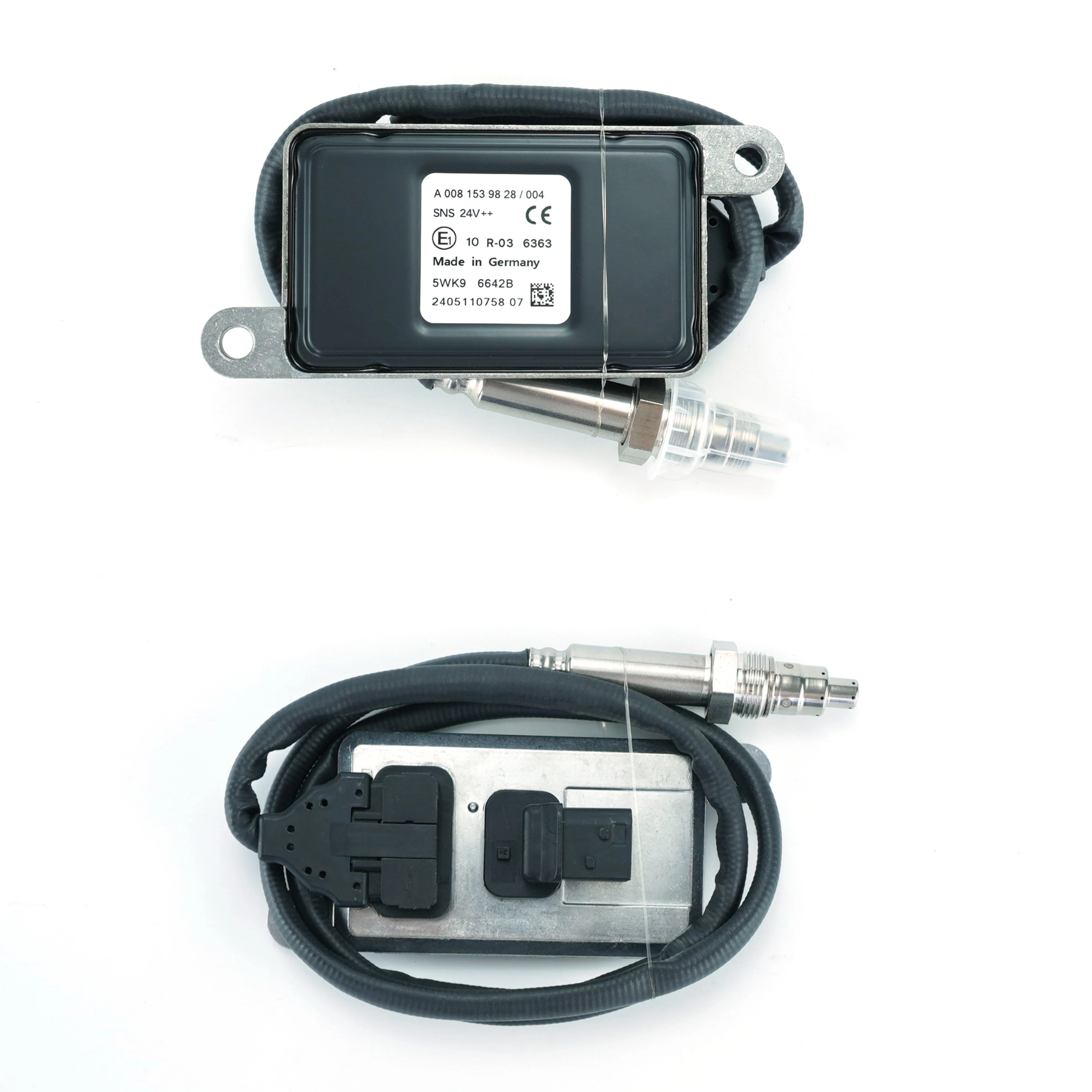 For Genuine 5WK9 6642B NOX Sensor Nitrogen Oxygen Sensor Mercedes-Benz Actros Atego Euro 6 Truck 24V A0081539828 5WK96642B