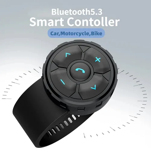 Mando a distancia inalámbrico Bluetooth 5,3, controlador inalámbrico resistente al agua IPX6 para bicicleta, motocicleta, coche, iPhone, Android