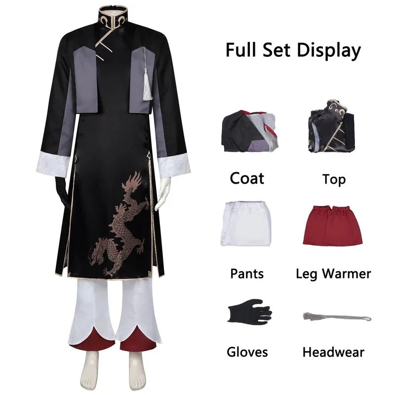Ryunosuke Akutagawa disfraces Cosplay Anime Bungo Stray Dogs uniforme de juego de rol traje de fiesta de Carnaval de Halloween para hombres eo] 5