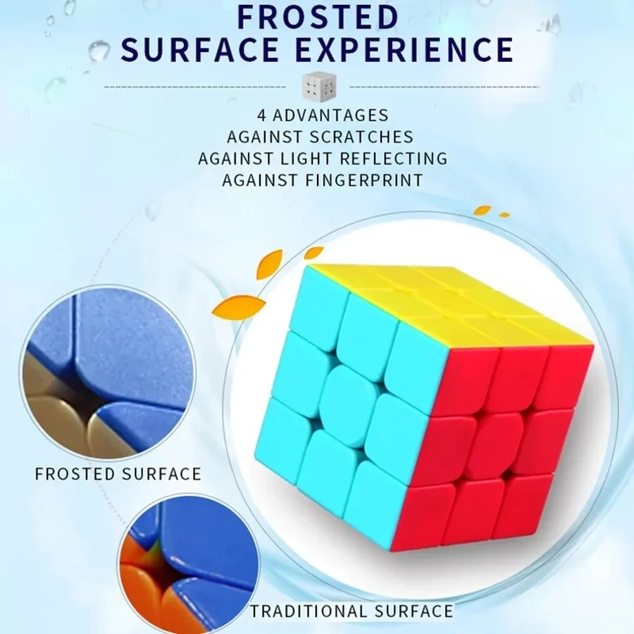 QiYi Warrior W 3x3 Speedcube Stickerloze Magische Kubus 3x3x3 Professionele Puzzel kinderen Cubo Magico voor Games