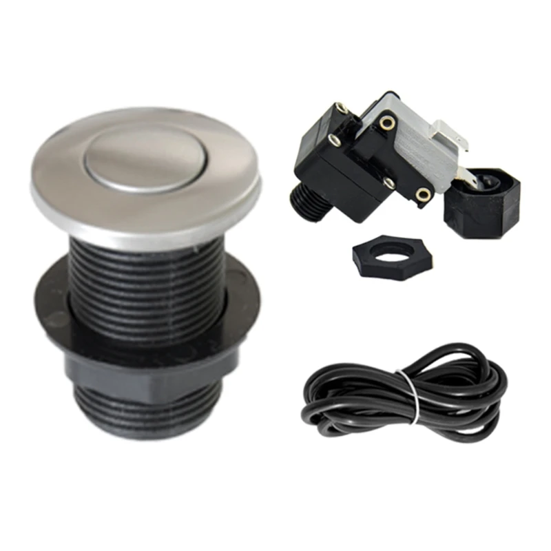 Garbage Disposal Air Sink Top Waste Disposal Metal On/Off Air Button and Waste Disposals Accessories