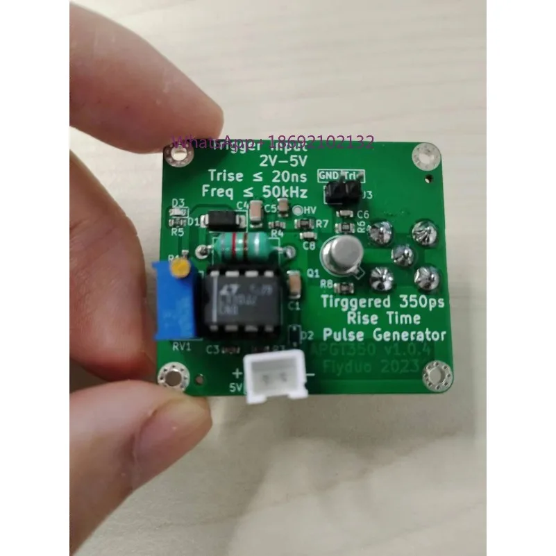 Fast Edge Pulse Generator Module Supports External Triggering of A 350 Picosecond Rising Edge
