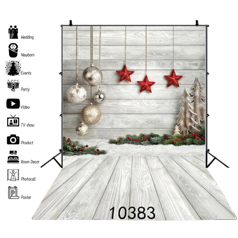 

SHENGYONGBAO Wood Planks And Floor Theme Photography Backdrops Props Flower Christmas Spring Photo Studio Background ZLDT-13