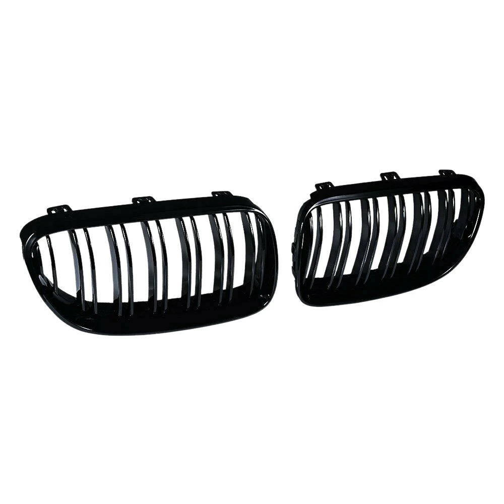 

2X Gloss Black Front Kidney Grill Grille for E92 E93 3-Series 328I 335I Coupe