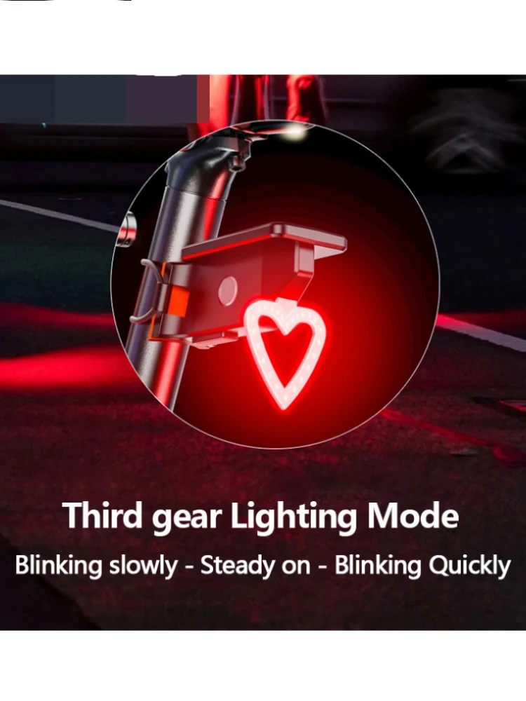 AliExpress Solar Bicycle Rear Light Smart Sensor Bike Tail Lamp Rechargeable Safety Warning Taillight for Night Riding Cycling Accessories