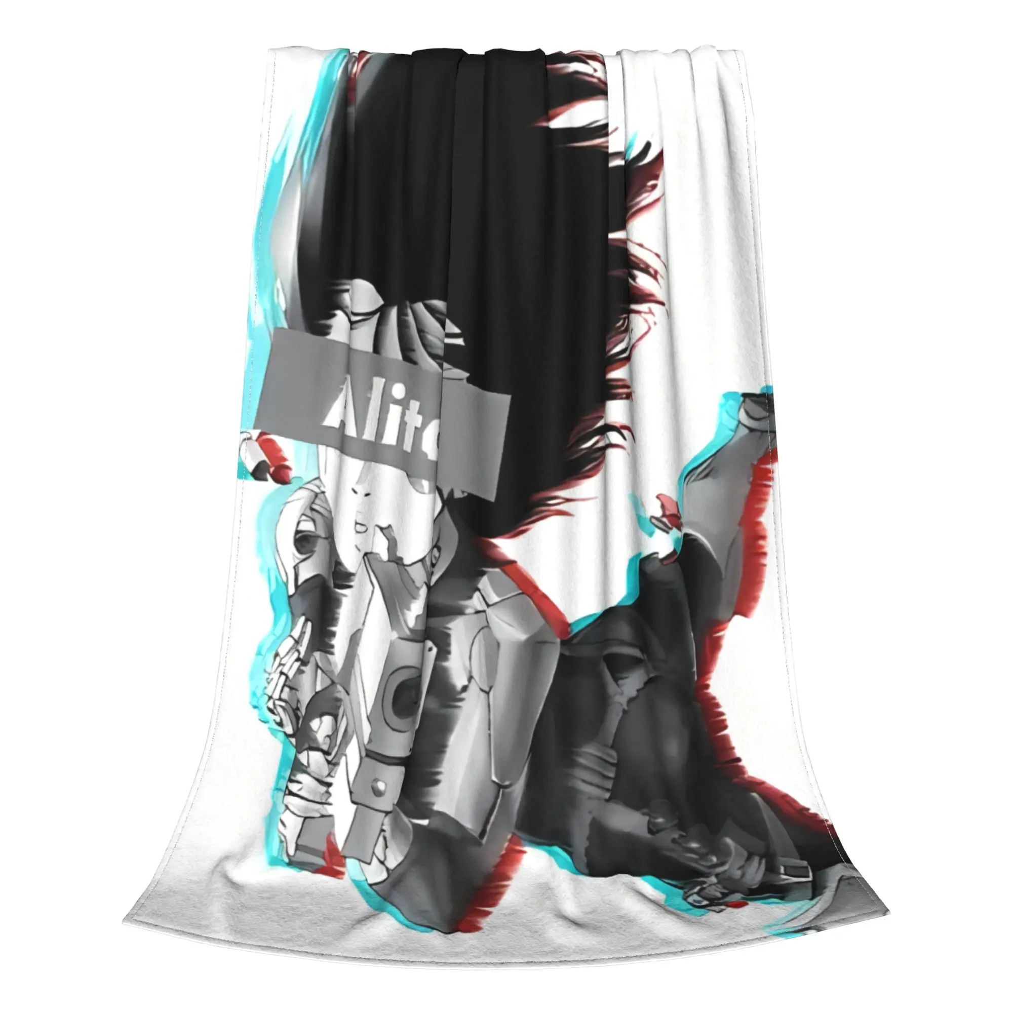 1PC Post Apocalyptic Warrior Battle Angel Alita Home Room Decorations Winter Blankets For Adults Bedding Home Interior Sofa Knee