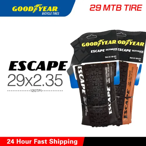 Goodyear Escape Ultimate-neumáticos para bicicleta de montaña, 29x2,35, sin cámara, antipinchazos, Goodyear 29, todoterreno, para descenso