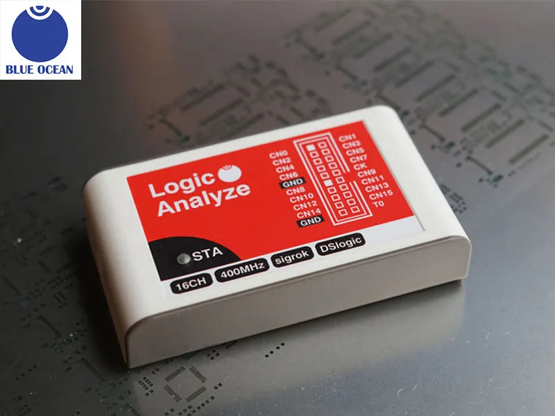 Logic Analyzer DSlogic Plus 400M Sample Rate 16 Channels, Supports PulseView Industrial Grade